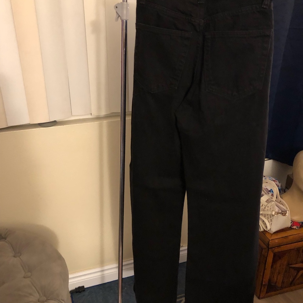 Zara Black Bootcut High-Rise Trousers - Picture 4 of 7